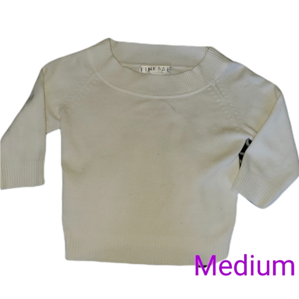 Finesse crop top sweater